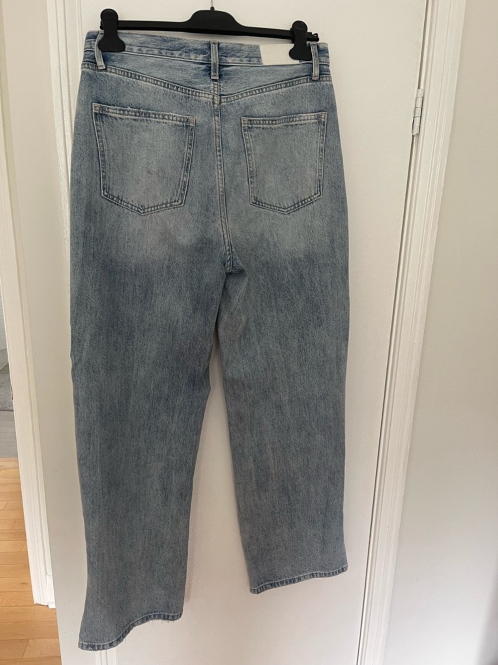 Pistola Light Blue Wide Leg Cropped Jeans - Picture 4 of 7